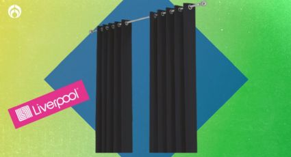 Liverpool aplica descuentote en elegantes cortinas black-out con acabado mate ideales para la sala