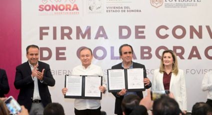 Alfonso Durazo firma convenio para facilitar acceso a vivienda