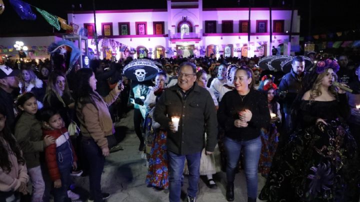 Día de Muertos: celebran festival Mictlán en Escobedo NL