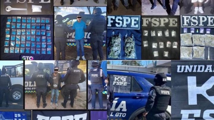 'Guanajuato Seguro': decomisan 4 mil 500 dosis de drogas y recuperan 84 vehículos