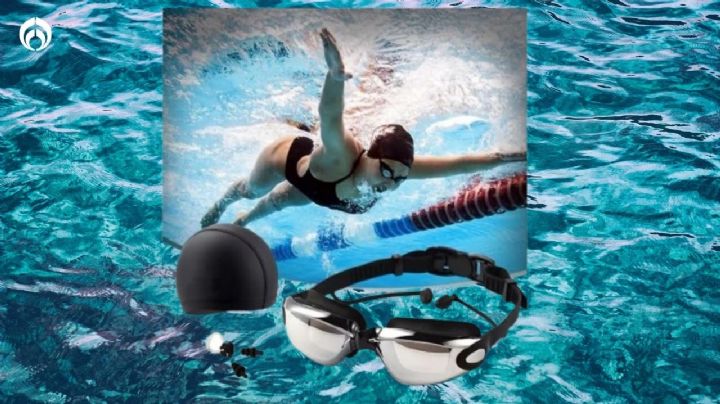 Liverpool rebaja un set de goggles con gorra de natación y más