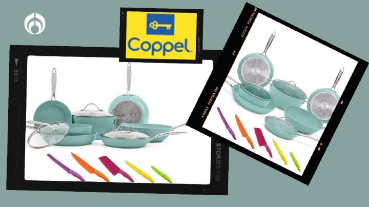 Coppel remató el precio de esta batería de cocina Jade Cook que no pega nada