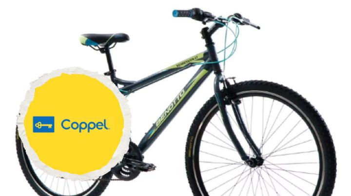 Coppel vende casi regalada una bicicleta de montaña Benotto de 21 velocidades