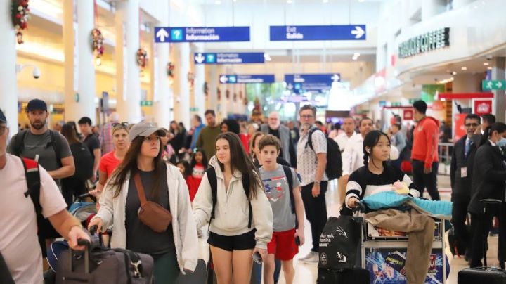 Cancún vuela más que el AICM: más de 7 millones de turistas internacionales eligen su aeropuerto