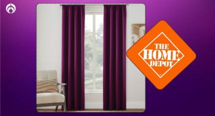 Home Depot puso en descuento estas elegantes cortinas color morado que también son blackout