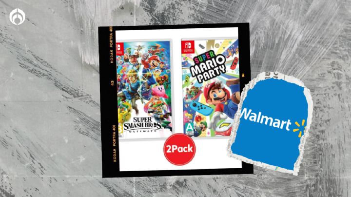 Walmart está vendiendo un paquete de juegos de Mario Bros para Nintendo Switch con un descuentazo