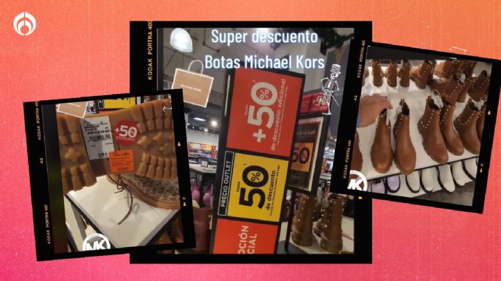 En este Outlet del Palacio de Hierro rematan botas Michael Kors al 50% más otro 50% ¡Regaladas!