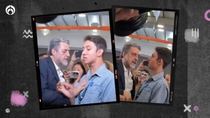 (VIDEO) Subsecretario de la SEP se 'pelea' con alumno tras evento en Puebla