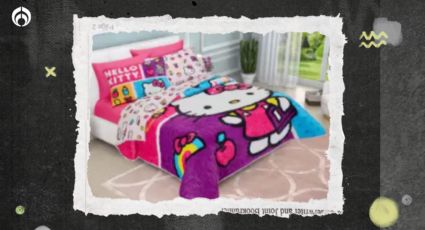 Sam´s Club lanza ofertón en set de edrecolcha reversible de Hello Kitty ideal para días fríos