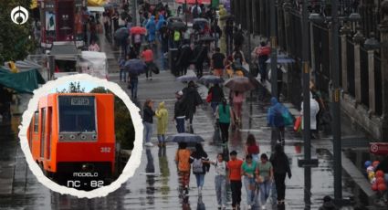 Tláloc ‘amarga’ el lunes: Metro CDMX opera lento en 8 líneas; lloverá todo el día