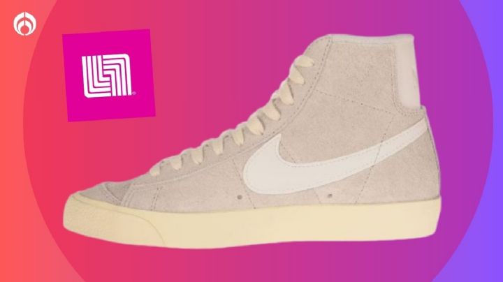 Liverpool rebaja tenis Nike Blazer Mid de gamuza beige con tracción duradera y ajuste ideal