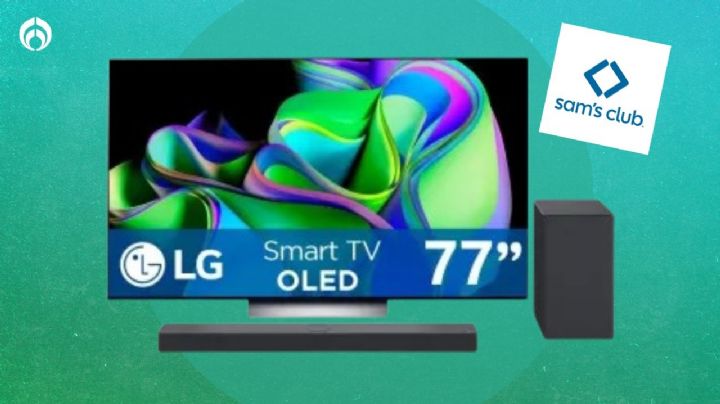 Sam's Club se pone consentidor, remata combo de pantallota LG 4K con barra de sonido gratis