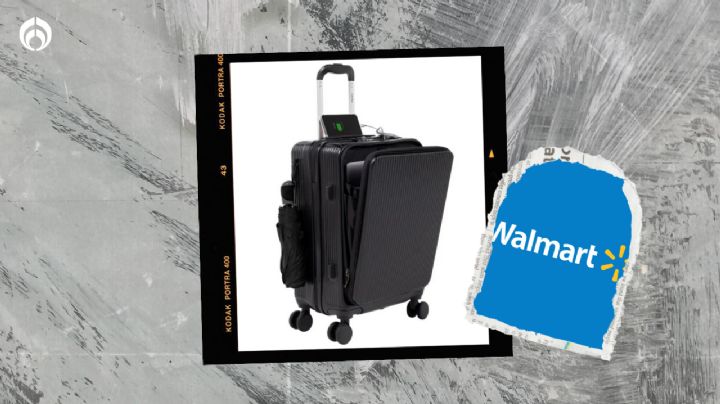 Walmart remata una maleta con candado en menos de mil pesos para que te vayas de viaje