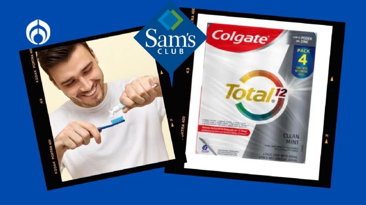 Sam’s puso baratísimo un paquete de Crema Dental Colgate Total 12