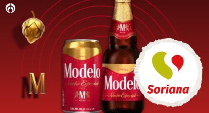 Soriana rebaja a precio regalado la cerveza Modelo Noche Especial ideal para tu cena de Navidad