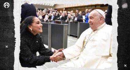 (VIDEO) Papa Francisco bendice el Tren Maya y recibe carta de AMLO de manos de Mara Lezama