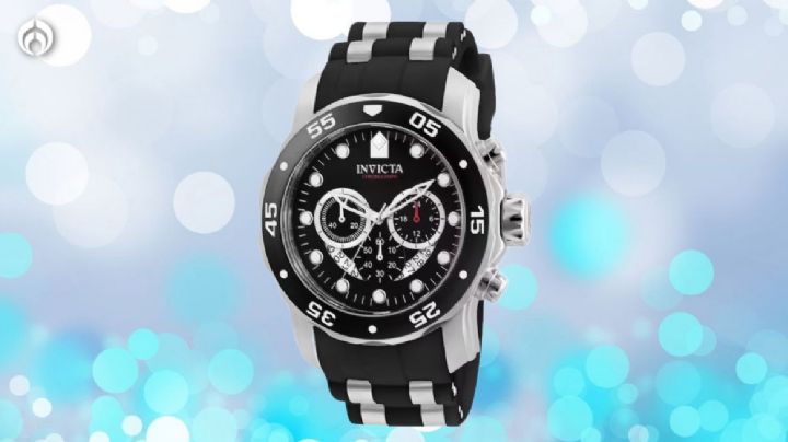 El reloj Invicta Pro Diver deportivo que tiene  55% de descuento en Coppel