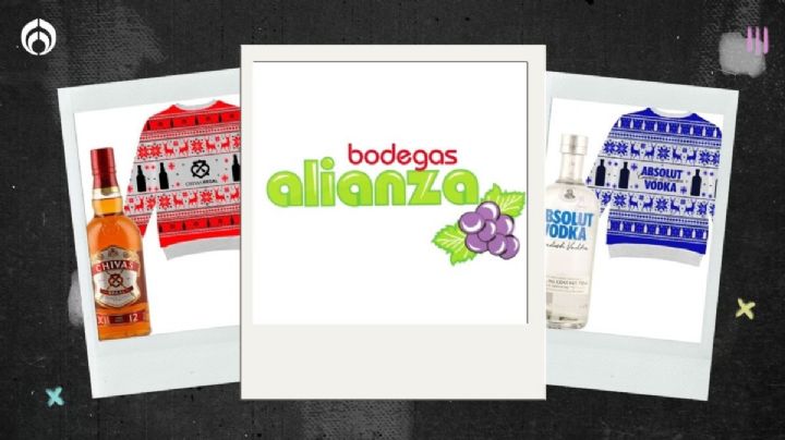 Bodegas Alianza tiene a un súper precio estas botellas que traen de regalo un suéter de Navidad