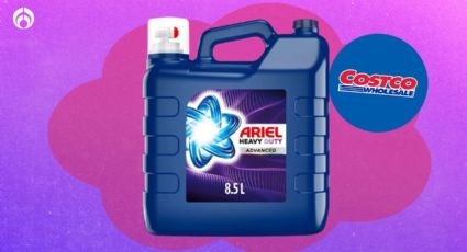 Costco tiene al mejor precio el detergente líquido Ariel que no decolora tus pantalones de mezclilla