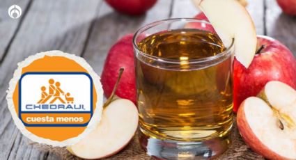 Chedraui vende baratísimo el jugo de manzana con contenido de fruta del 100%, según Profeco