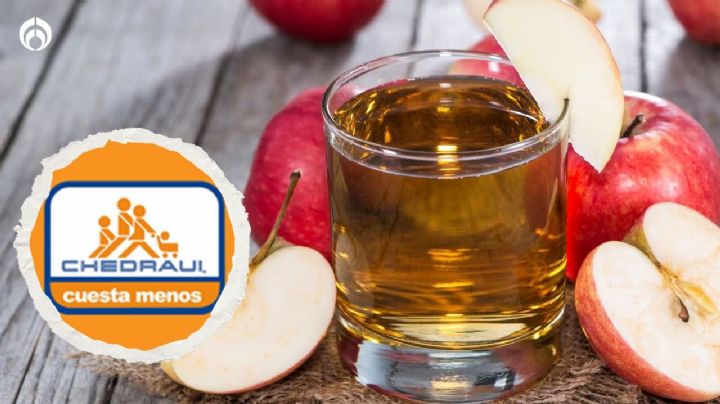 Chedraui vende baratísimo el jugo de manzana con contenido de fruta del 100%, según Profeco