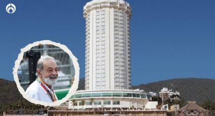 Esta es la playa de Acapulco donde está el hotel de Carlos Slim