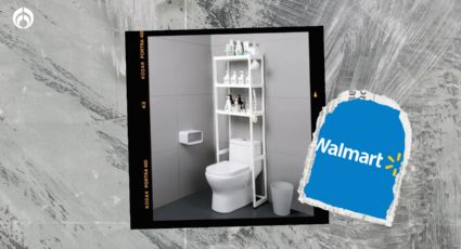 Walmart remata este organizador de baño con repisa superpráctico, ¡está regalado!