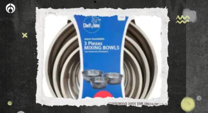 Sam's Club remata 3 bowls de acero inoxidable y muy resistentes por menos de 400 pesitos