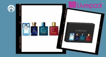 Liverpool vende un precioso set de perfumes Versace ideal para regalar