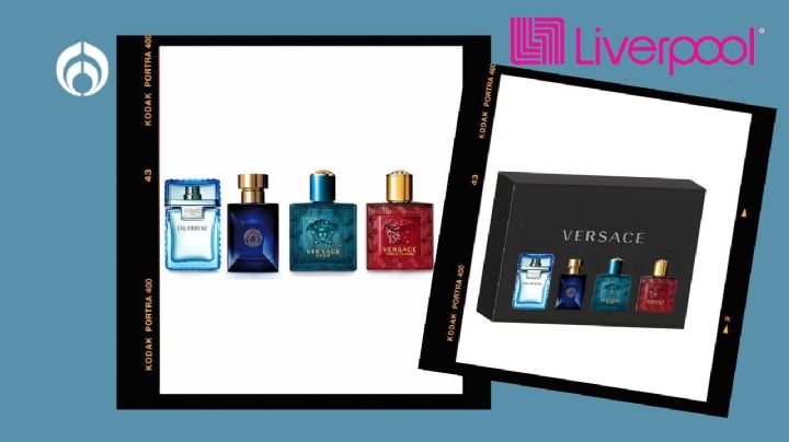 Liverpool vende un precioso set de perfumes Versace ideal para regalar