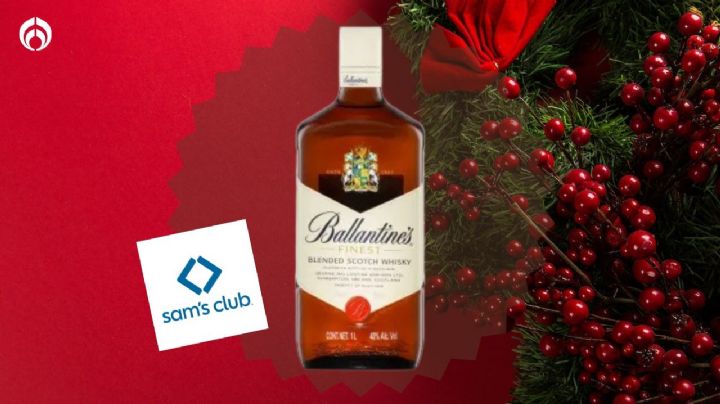 Sam's Club se luce con descuento en whisky Ballantine's de 1 litro, ¡para darle elegancia a tu cena!