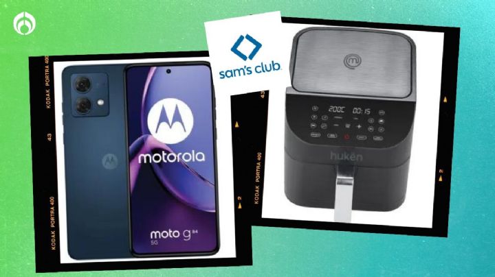 Sam's Club remata combo de celular Motorola G84 más potente freidora de aire MasterChef