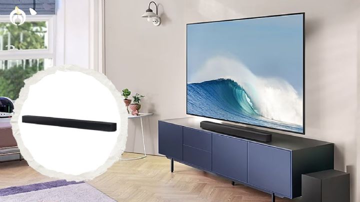 Sam's Club remata potente barra de sonido Samsung con modo de juego y nocturno