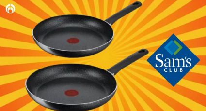 Sam's Club remata combo de sartenes Tefal antiadherentes con base difusora de calor