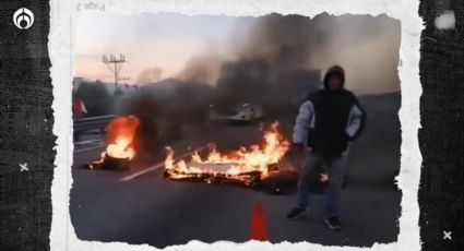 Protesta en autopista México-Puebla deja 6 policías heridos y 7 civiles detenidos