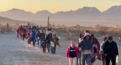 (VIDEO) Así fue como 700 personas ingresaron ilegalmente a EU por Lukeville desde Sonora