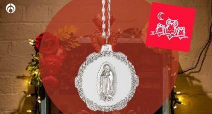 Sanborns vende baratísima una hermosa medalla tipo plata de la Virgen de Guadalupe