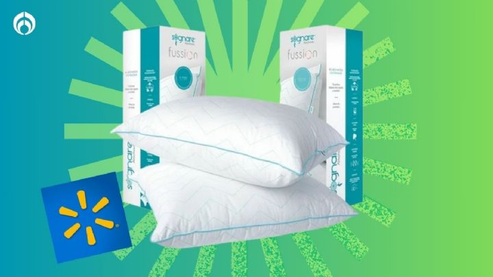 Walmart lanza ofertón en set de almohadas Sognare de 2 firmezas; ideales para dormir en pareja