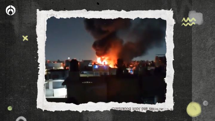 Se reporta fuerte incendio en Ecatepec, una persona fallece en el lugar