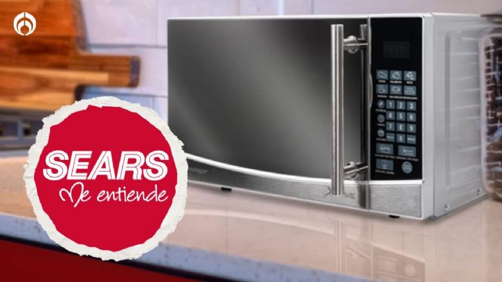 Sears: el horno de microondas más barato y de aspecto elegante que puedes comprar