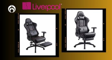 Liverpool tiene casi regalada esta silla Gamer super cómoda y de calidad