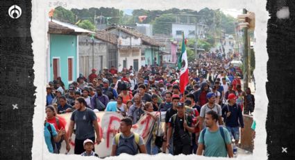 Hondureño varado en Tapachula se une a caravana para llegar a Estados Unidos