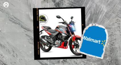 Walmart remata una moto Veloci deportiva, ¡incluye el casco!