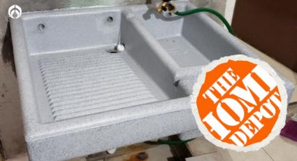 Home Depot tiene este lavadero de fácil instalación a menos de 1,500 pesos