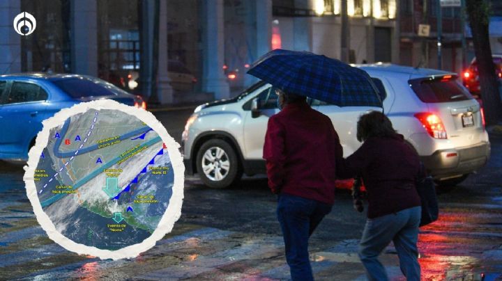 Frente frío hoy 3 de diciembre empapará tu tarde con lluvias fuertes en estos estados