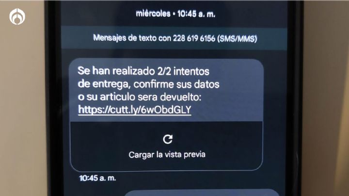 ¿Qué significa cuando me llega un mensaje de un paquete que yo no encargué?