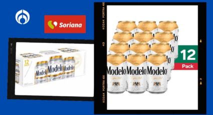 Soriana tiene casi regalado un 12 pack de Cerveza Modelo, ideal para tus fiestas