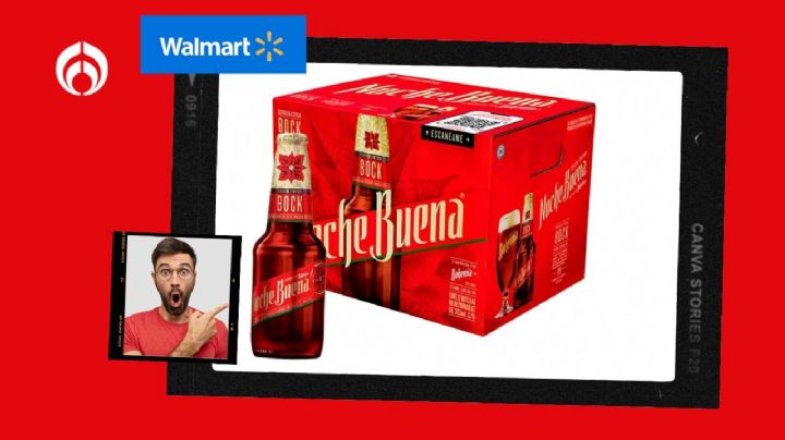 Walmart tiene baratísimo un 12 pack de cervezas Noche Buena