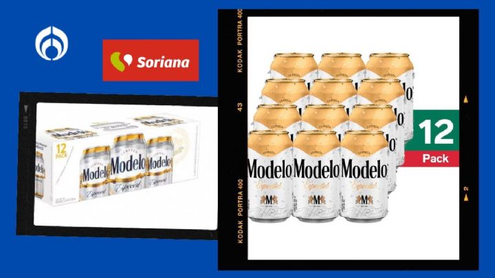 Soriana tiene casi regalado un 12 pack de Cerveza Modelo, ideal para tus fiestas