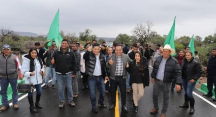 Ricardo Gallardo entrega nuevos caminos en SLP para mejorar movilidad